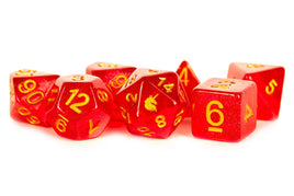 FanRoll Resin 16mm Dice Set (Unicorn Red)