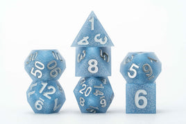 FanRoll Sharp Edge Silicone Rubber 16mm Dice Set (Glacial Debris)