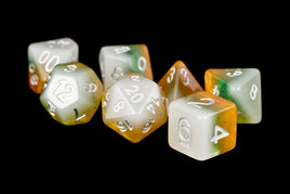 FanRoll Resin 16mm Dice Set (Kiwi)