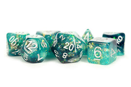 FanRoll Resin 16mm Dice Set (Eternal Teal/Black)