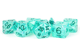 FanRoll Resin 16mm Dice Set (Flash Teal)