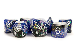 FanRoll Resin 16mm Dice Set (Eternal Blue/Black)