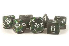 FanRoll Resin 16mm Dice Set (Icy Opal Black)