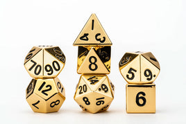 FanRoll Metal 16mm Dice Set (Gold)