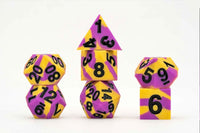 FanRoll Sharp Edge Silicone Rubber Gaymers Pride 16mm Dice Set (Intersex)