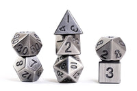 FanRoll Metal 16mm Dice Set (Antique Silver)