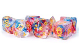 FanRoll Resin 16mm Dice Set (Unicorn Cosmic Carnival)