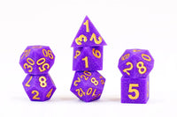 FanRoll Sharp Edge Silicone Rubber 16mm Dice Set (Regal Ricochet)