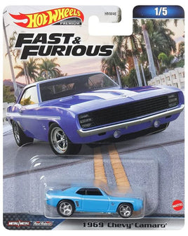Hot Wheels Premium Fast & Furious (1969 Chevy Camaro)