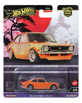 Hot Wheels Premium Japan Historics ('72 Toyota Corolla Levin)