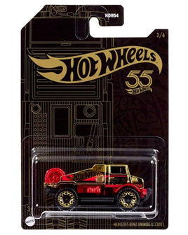 Hot Wheels 55th Gold Chrome Car (Mercedes-Benz Unimog U 1300 L)