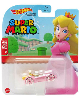 Hot Wheels Character Cars Super Mario (Princess Peach)