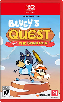 Bluey's Quest for The Gold Pen
