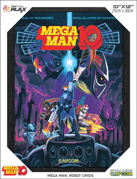 Mega Man: Robot Crisis Pixel Frame Plax