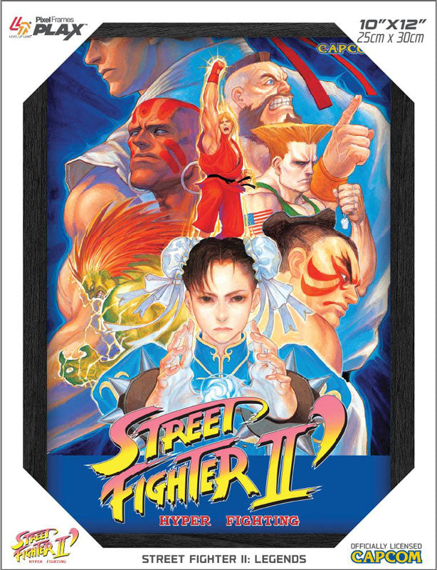 Street Fighter II: Legends Pixel Frame Plax| Microplay Newmarket