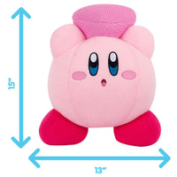Kirby Nuiguru Knit Kirby with Heart 15" Plush Toy