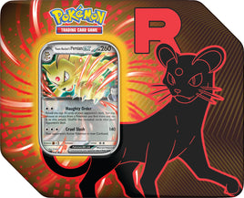 Pokemon TCG Team Rocket's Persian ex Tin