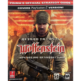 Retrun to Castle Wolfenstein Operation Resurrection Strategy Guide (PS2 Version) (Pre-Owned)