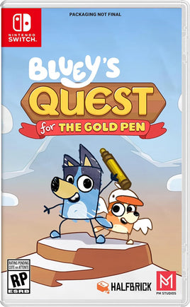 Bluey's Quest for The Gold Pen