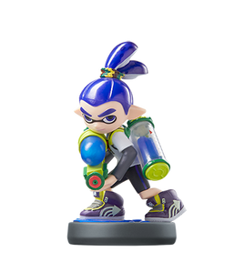 Splatoon Inkling Boy (Neon Blue) Amiibo (As Is) (Pre-Owned)