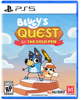 Bluey's Quest for The Gold Pen