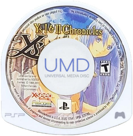 Ys I and II Chronicles Premium outlet Edition For Sony PSP