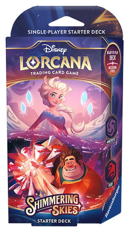 Disney's Lorcana: Shimmering Skies Starter Deck (Amethyst/Ruby)