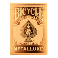 Bicycle Metalluxe Orange Playing Cards