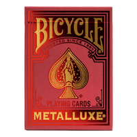 Bicycle Metalluxe Red Playing Cards