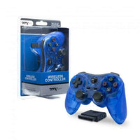 Wireless Controller (Blue) for PS1 & PS2