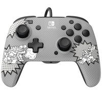 Wired Controller (Rematch) (Bowser + Mario) For Switch