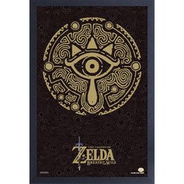 Legend of Zelda Breath of the Wild Sheikah Eye 11" x 17" Framed Print