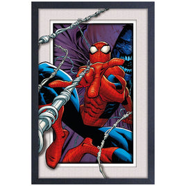 Spider-Man Swinging 11" x 17" Framed Print