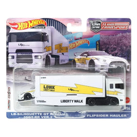 Hot Wheels Team Transport LB-Silhouette GT Nissan 35GT-RR Ver.2 & Flipside Hauler