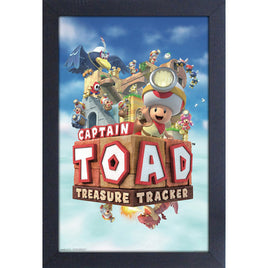 Captain Toad Treasure Tracker 11" x 17" Framed Print