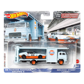 Hot Wheels Team Transport De Tomaso Pantera Gruppo 4 & Second Story Lorry
