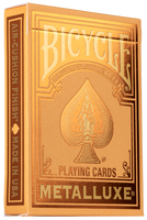 Bicycle Metalluxe Orange Playing Cards