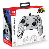 Wired Controller (Rematch) (Bowser + Mario) For Switch