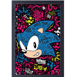 Sonic the Hedgehog Emerald Club World Tour 11" x 17" Framed Print