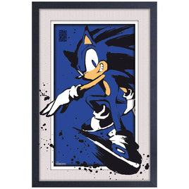 Sonic Splatter 11" x 17" Framed Print
