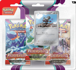 Pokemon TCG Paldea Evolved 3-Pack Blister (Varoom)