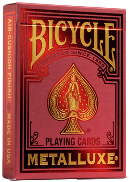 Bicycle Metalluxe Red Playing Cards