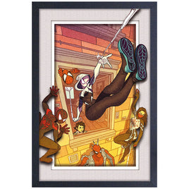 Spider-Gwen Hang Around 11" x 17" Framed Print
