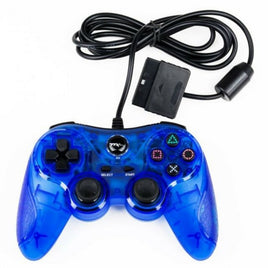 Wired Analog Controller (Blue) for PS1 & PS2