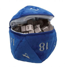 Ultra Pro Plush: D20 Dice Bag (Blue/Silver)