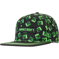 Minecraft Creeper Heads Youth Snapback Hat