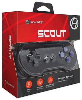 Scout Premium Controller (Space Black) for SNES