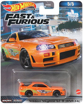 Hot Wheels Premium Fast & Furious (Nissan Skyline GT-R BNR34)
