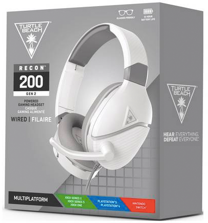 Ear Force Recon 200 V2 White Headset for PlayStation XBOX Switch Microplay Newmarket