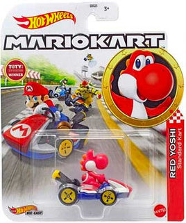 Hot Wheels Mario Kart (Red Yoshi - Standard Kart)